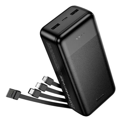 Power Bank Hoco J163B 30000mAh+кабелі TypeC/iOS/Micro Usb Power Bank Hoco J163B 30000mAh+кабелі TypeC/iOS/Micro Usb