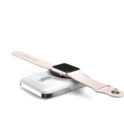 Бездротовий Power Bank WiWU P018 3in1 10000mAh White iPhone/AirPods/iWatch