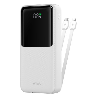 Power Bank WiWU Essen P-082 22.5W White 20000mAh + Type-C/Lightning USB
