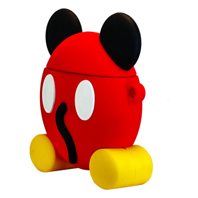 Силиконовый 3D чехол Back Mickey для AirPods 1/2