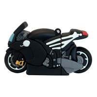 Силіконовий 3D чохол Moto Bike для AirPods 1/2