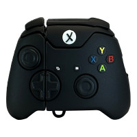 Силіконовий 3D чохол X-Box Black для AirPods 1/2
