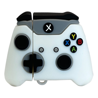 Силіконовий 3D чохол X-Box White для AirPods 1/2