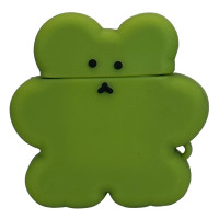 Силіконовий 3D чохол Green Bear для AirPods 1/2
