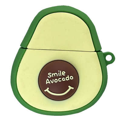 Силіконовий 3D чохол Avocado для AirPods 1/2