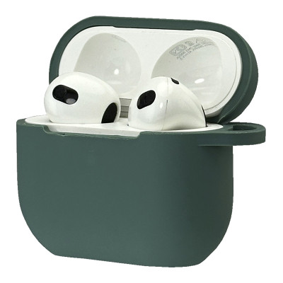Силиконовый чехол с карабином Armor для AirPods 3 Cactus Green