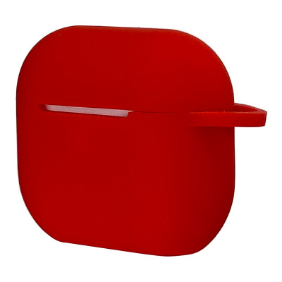Силиконовый чехол с карабином Armor для AirPods 4 Red