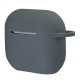 Силиконовый чехол с карабином Armor для AirPods 3 Grey