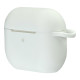 Силиконовый чехол с карабином Armor для AirPods 3 White