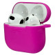 Силіконовий чохол з карабіном Slim для AirPods 3 Flash Pink