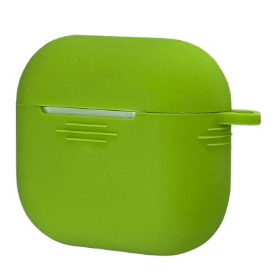 Силиконовый чехол с карабином Slim для AirPods 3 Green
