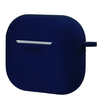Силиконовый чехол с карабином Slim для AirPods 3 Midnight Blue