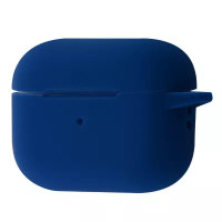 Силіконовий чохол з карабіном Armor для AirPods Pro/Pro 2 Dark Blue