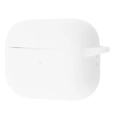 Силіконовий чохол з карабіном Armor для AirPods Pro/Pro 2 White