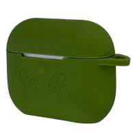 Силиконовый чехол с карабином Armor для AirPods Pro Khaki Green