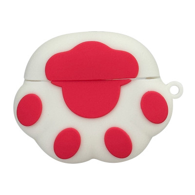 Силіконовий 3D чохол Lapka White для AirPods 3