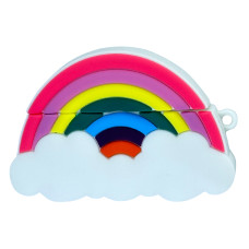 Силиконовый 3D чехол Rainbow для AirPods Pro/Pro2