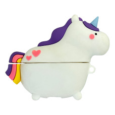 Силиконовый 3D чехол Unicorn Cow для AirPods Pro/Pro 2