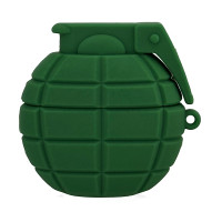 Силіконовий 3D чохол Граната Khaki для AirPods Pro/Pro 2