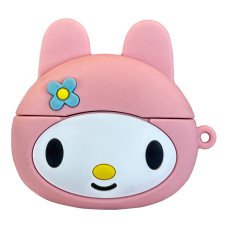 Силиконовый 3D чехол Small Pink Girl для AirPods Pro/Pro 2