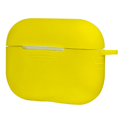 Силіконовий чохол з карабіном Slim для AirPods Pro Yellow