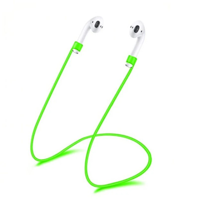 Силіконовий шнурок-тримач для AirPods Green