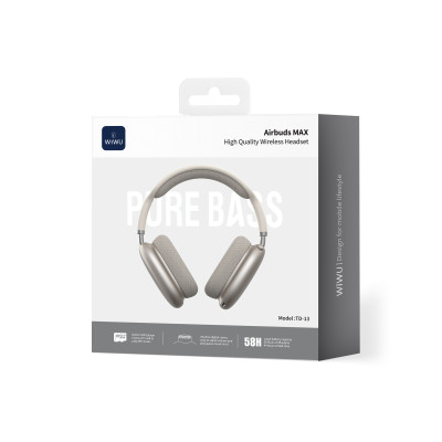 Наушники WiWU Elite Headset TD-13 Gold (AirPods MAX) Наушники WiWU Elite Headset TD-13 Gold (AirPods MAX)