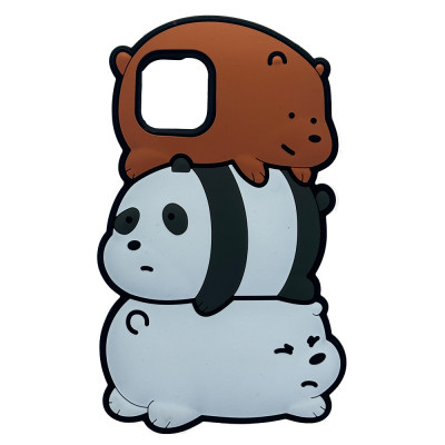 Силиконовый чехол 3D 3Bear для iPhone 11 Pro Max