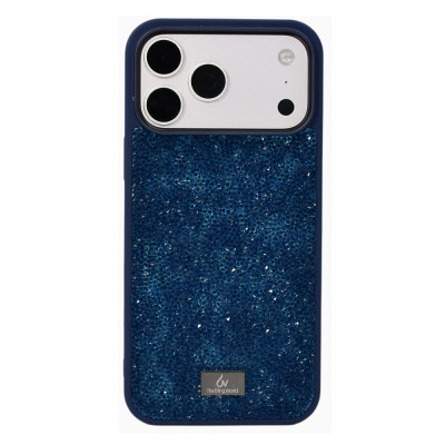 Силиконовый чехол The Bling World "Rock" Blue для iPhone 17 Pro/18 Pro