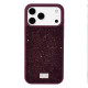 Силіконовий чохол The Bling World "Rock" Burgundy для iPhone 17 Pro Max/18 Pro Max