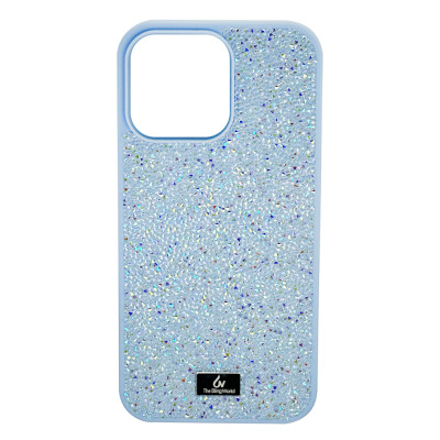 Силиконовый чехол The Bling World "Rock" Светло Голубой для iPhone 14 Pro Max
