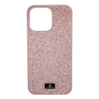 Силіконовий чохол The Bling World "Rock" Світло Рожевий для iPhone 15 Pro Max