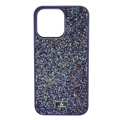 Силиконовый чехол The Bling World "Rock" Purple для iPhone 14 Pro Max