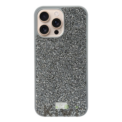 Силиконовый чехол The Bling World "Rock" Silver для iPhone 16 Pro Силиконовый чехол The Bling World "Rock" Silver для iPhone 16 Pro