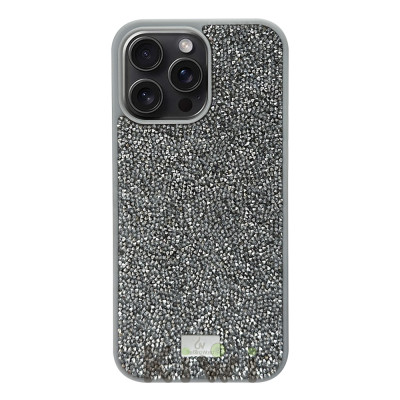 Силиконовый чехол The Bling World "Rock" Silver для iPhone 16 Pro Силиконовый чехол The Bling World "Rock" Silver для iPhone 16 Pro