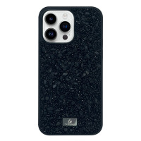 Силіконовий чохол The Bling World "Stone" Black для iPhone 14 Pro