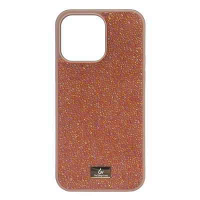 Силіконовий чохол The Bling World "Buble" Rose Gold для iPhone 14 Pro Max