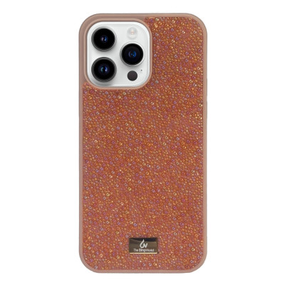 Силіконовий чохол The Bling World "Buble" Rose Gold для iPhone 14 Pro Max