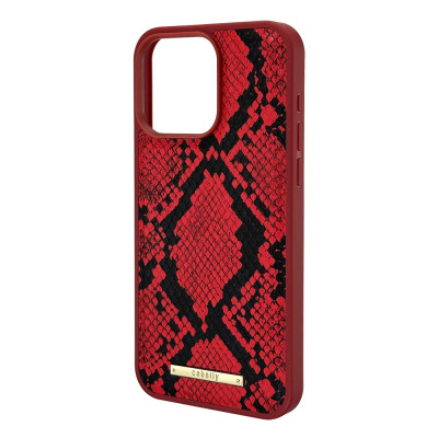 Чехол Cabally Leather Python Red для iPhone 15 Pro Max Чехол Cabally Leather Python Red для iPhone 15 Pro Max