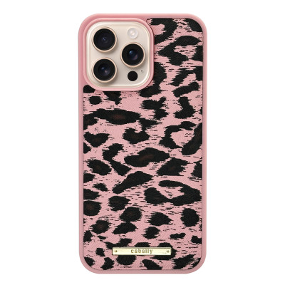 Чохол Cabally Leather Safari Pink для iPhone 16 Pro