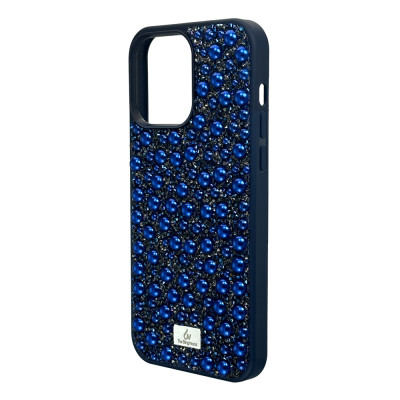 Силиконовый чехол The Bling World "Pearl" Blue для iPhone 13 Pro Max