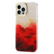 Силиконовый чехол Gold Camera Red Down для iPhone 13 Pro Max
