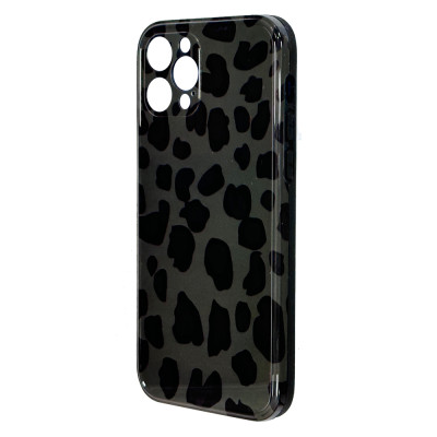 Силиконовый чехол IMD Green Leopard для iPhone 12 Pro Max