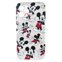 Силіконовий чохол IMD Mickey Red Trunks для iPhone 11 Pro