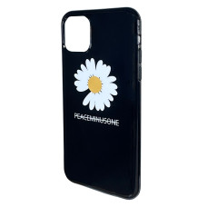 Силіконовий чохол IMD "PeaseMinusOne" Ромашка для iPhone 11 Pro Max