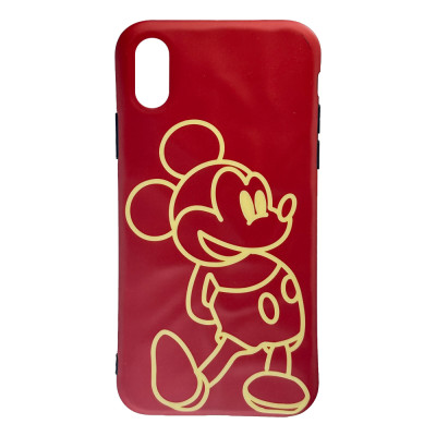 Силіконовий чохол IMD Red Mickey для iPhone X/Xs