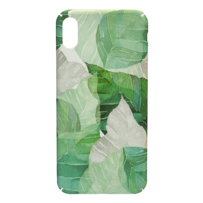 Пластиковий чохол Green Leaves для iPhone XsMax