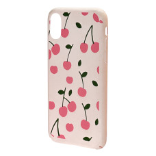 Пластиковый чехол Red Cherry Pink для iPhone X/Xs