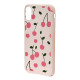 Пластиковый чехол Red Cherry Pink для iPhone X/Xs