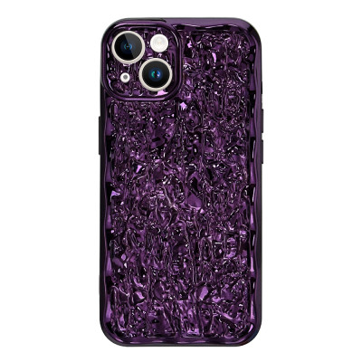 Силиконовый чехол Foil Purple для iPhone 13/14